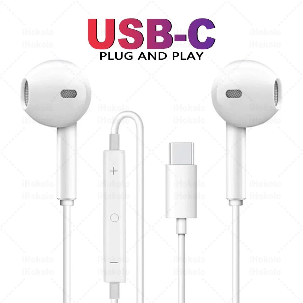 USB-C Stereo Earbuds